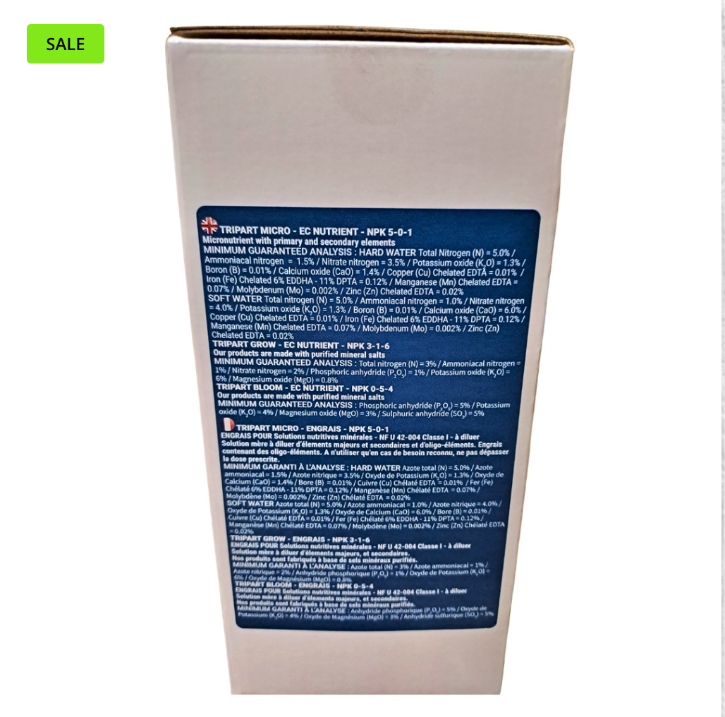 Terra Aquatica Tri-Part Starter Kit - Soft Water