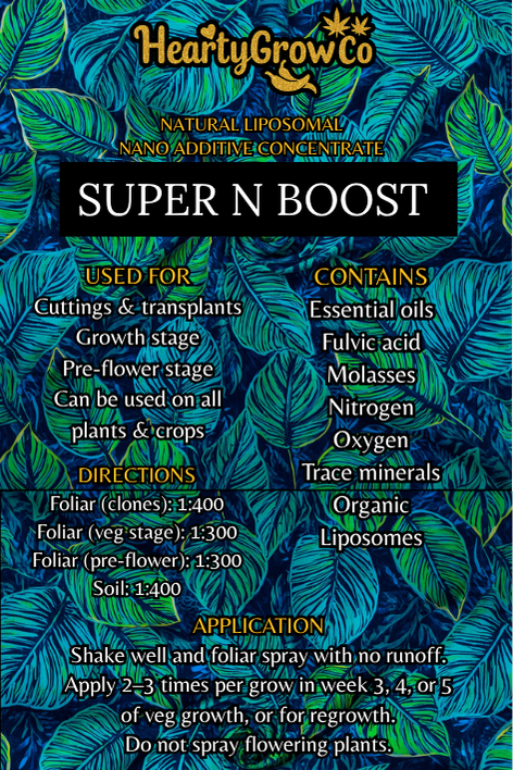 Super 'N' Boost | Nitrogen Growth Booster For Plants| Concentrate