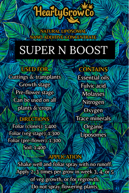 Super 'N' Boost | Nitrogen Growth Booster For Plants| Concentrate