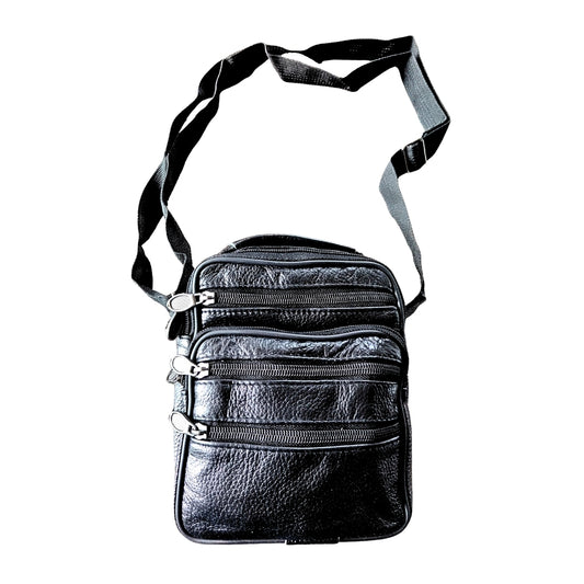 Soft Sealz| Quality Crossbody Sling Bag|Multi-Zip & Compact