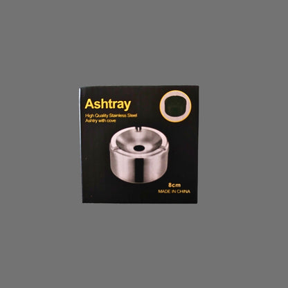 Premium | Stainless Steel Ashtray| Sleek Wind-Resistant Design