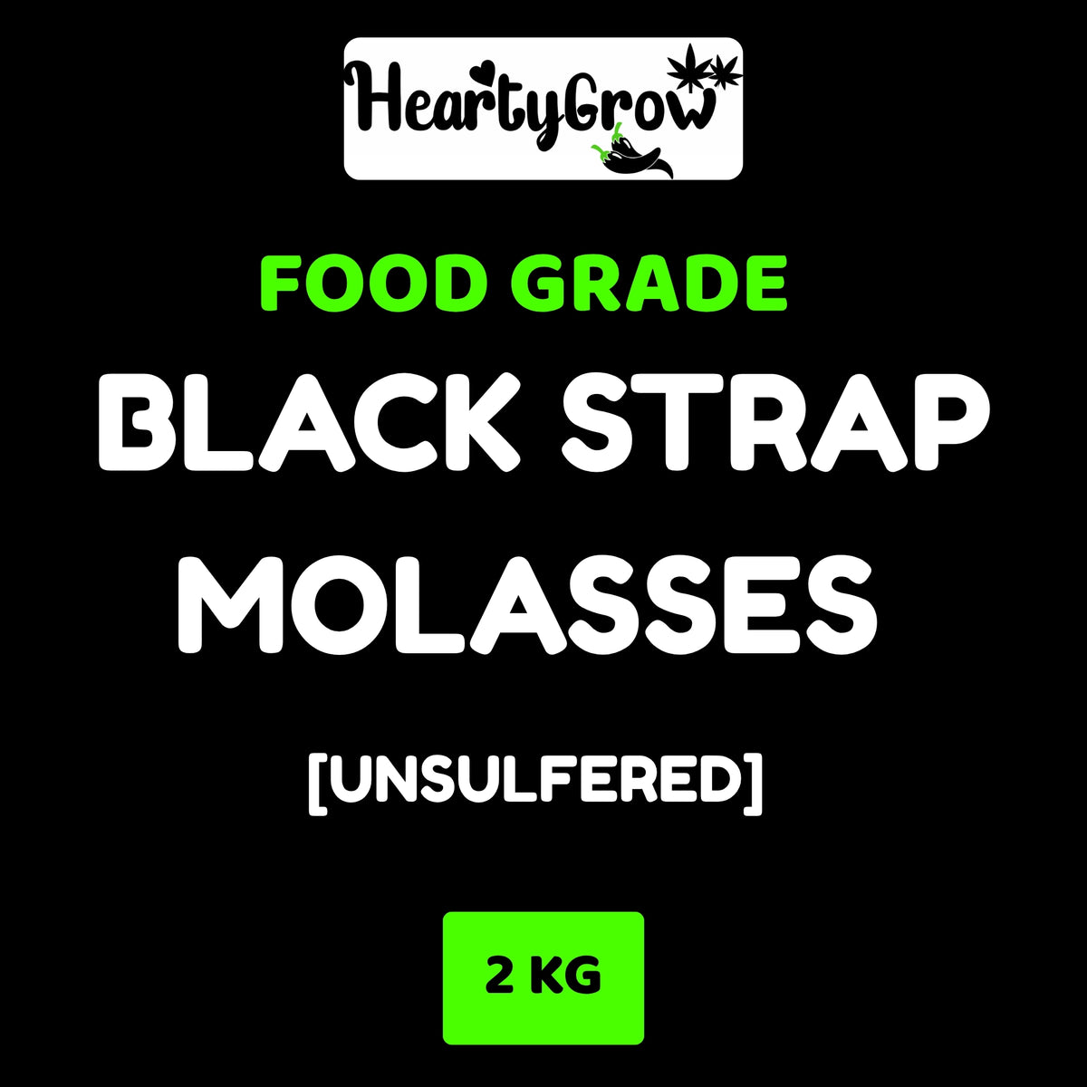 Black Strap Molasses 2kg |Value Size| [Unsulphered]