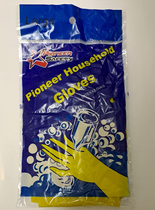 Yellow All Purpose Latex Gloves