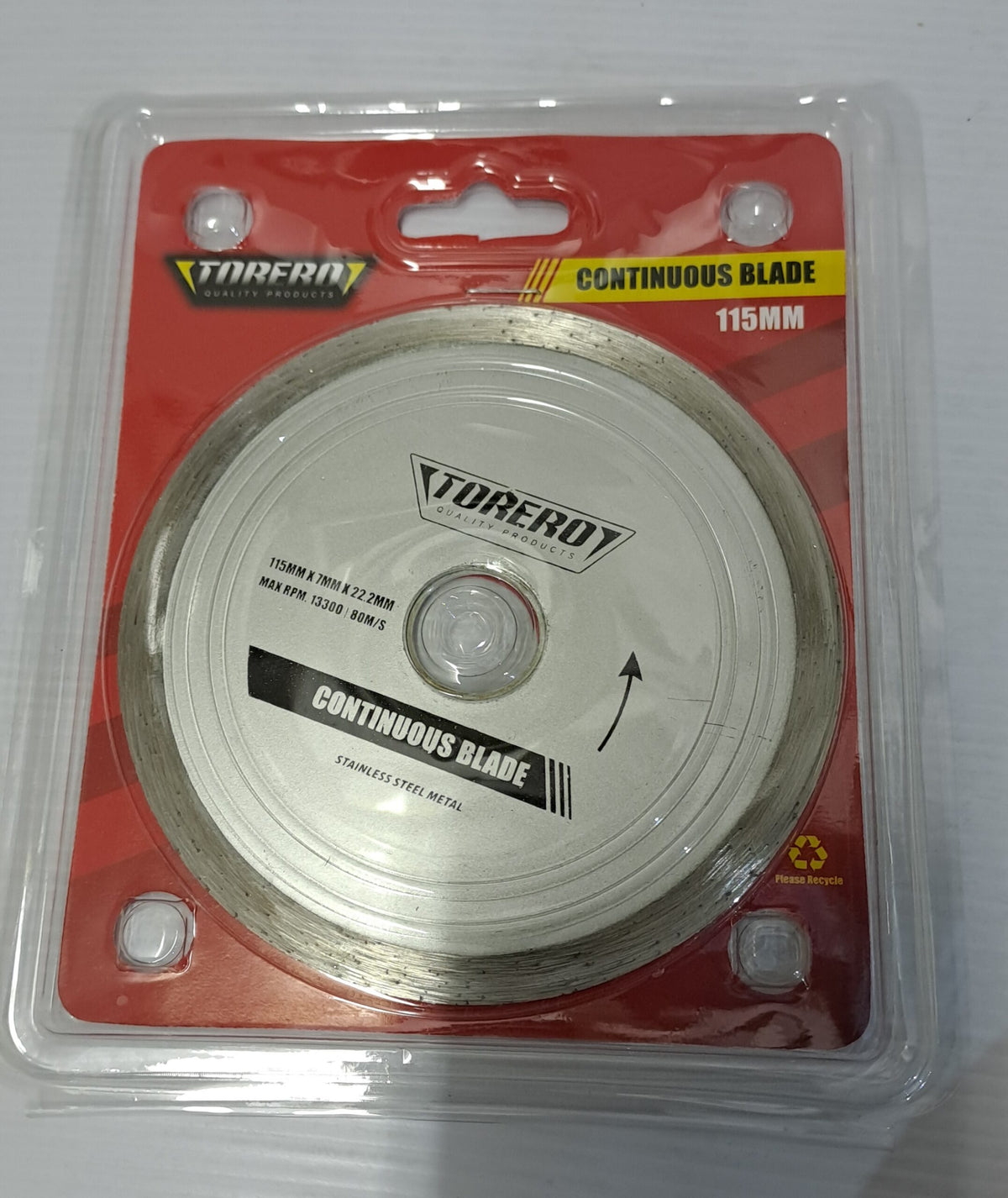 Torero Continuous Diamond Cutting blade 115
