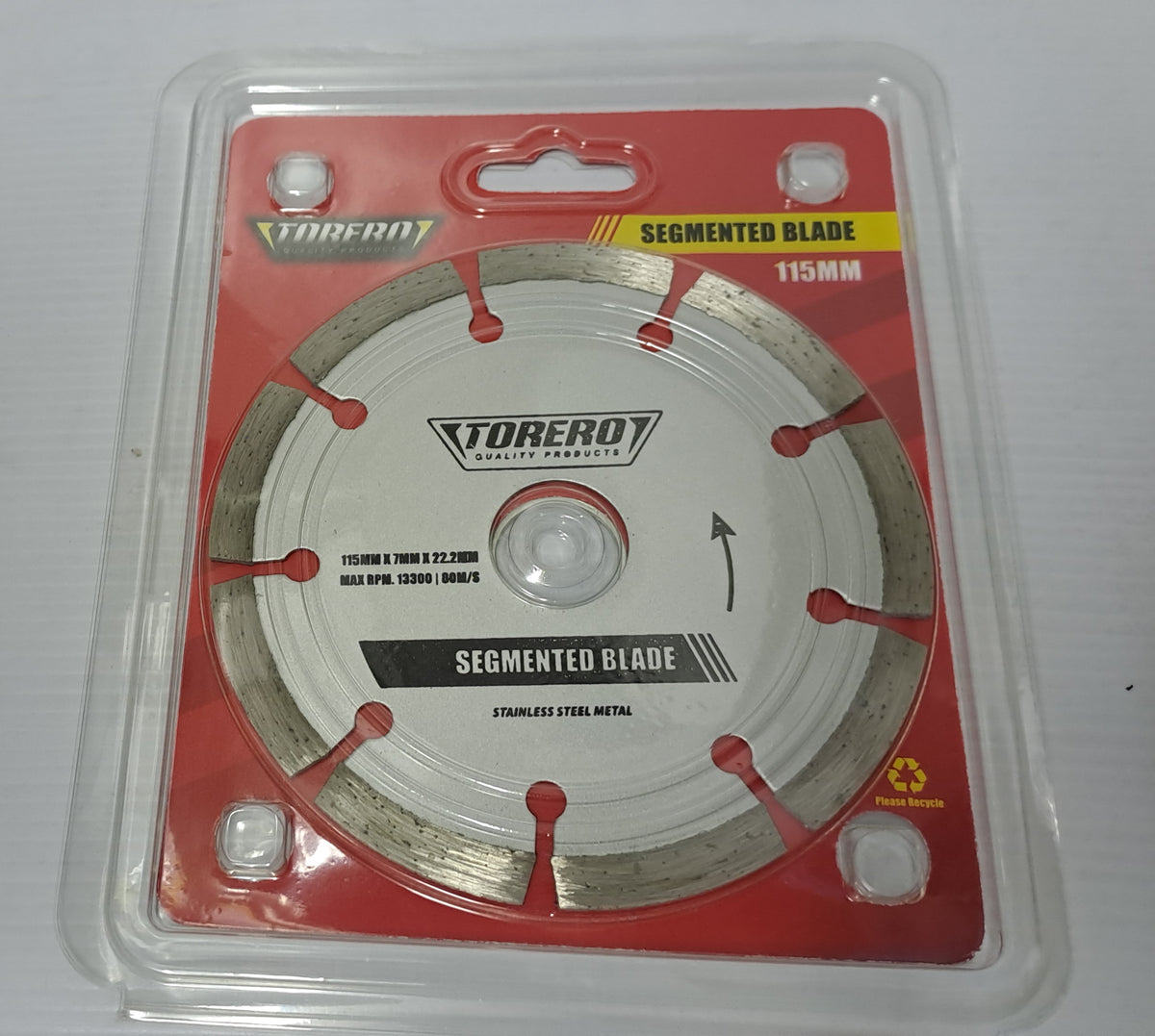 Torero Diamond Segmented blade 115mm
