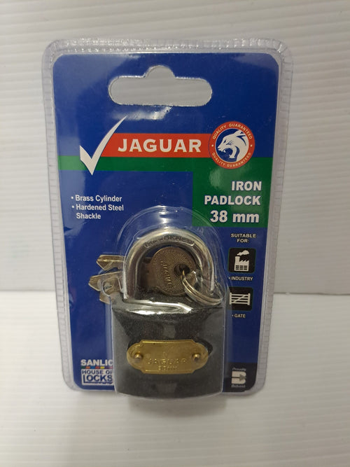 Jaguar 38mm Iron Padlock