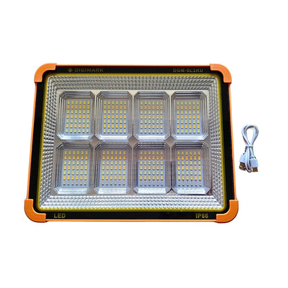 1000W Rechargeable Solar Flood Light | Built-In Solar Panel | LED Light