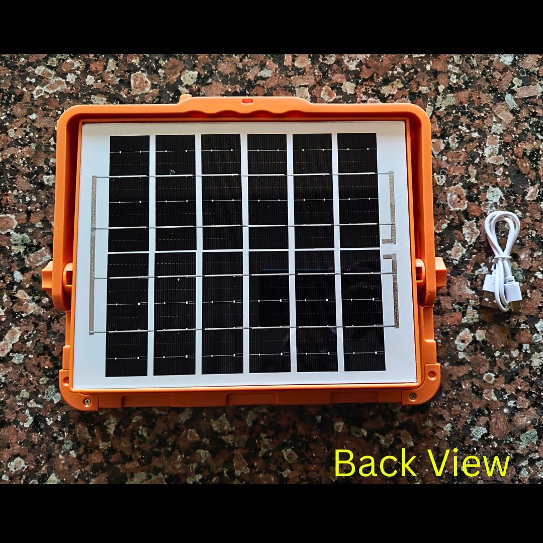 1000W Rechargeable Solar Flood Light | Built-In Solar Panel | LED Light