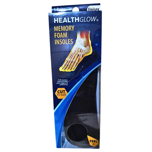 Premium Memory Foam Insoles|Unisex|Extra Thick Cushioning| Comfort