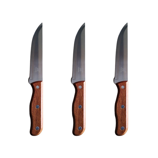 Premium 3 Piece Stainless Steel Kitchen Knife Set with Razor Sharp Blades
