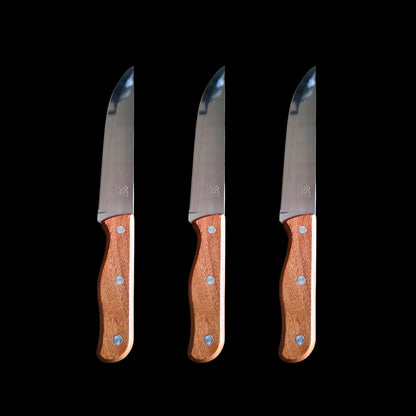 Premium 3 Piece Stainless Steel Kitchen Knife Set with Razor Sharp Blades