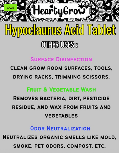 Bud Wash Tablet (Hypochlorous Acid)