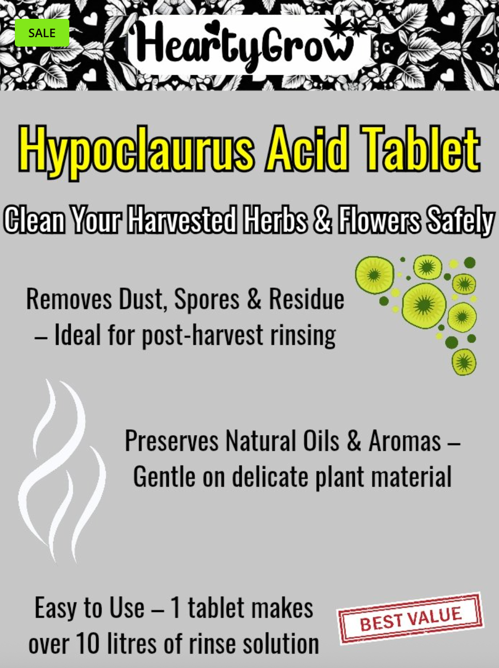 Bud Wash Tablet (Hypochlorous Acid)