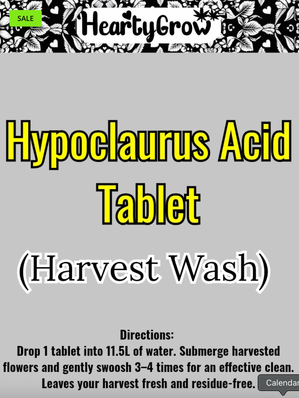 Bud Wash Tablet (Hypochlorous Acid)
