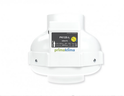 Prima Klima PK125-L Inline Fan – 125mm (1-Speed)